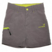 Pantaloni scurți de băiat cu fermoar verde Wanabee 68263 