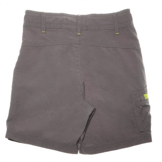 Pantaloni scurți de băiat cu fermoar verde Wanabee 68264 2