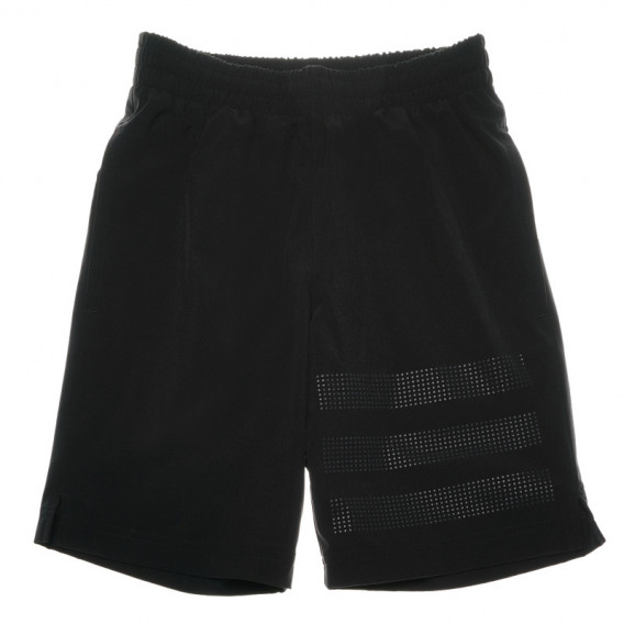 Pantaloni scurți pentru băieți, cu șnur gri Adidas 68329 