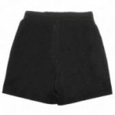 Pantaloni scurți de băiat, negri cu dungi galbene Umbro 68355 2