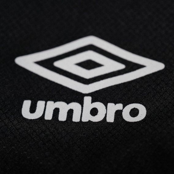 Pantaloni scurți de băiat, negri cu dungi galbene Umbro 68357 4