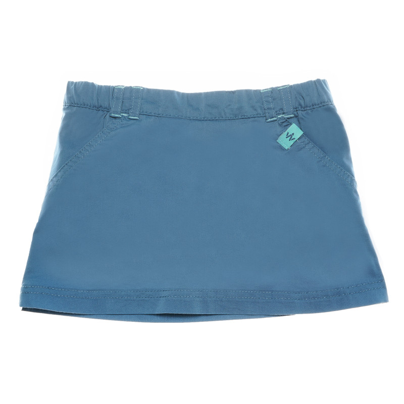 Fusta-pantaloni de culoare albastră pentru fete  68406