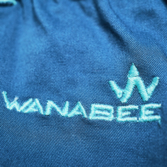 Fusta-pantaloni de culoare albastră pentru fete Wanabee 68408 3