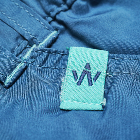 Fusta-pantaloni de culoare albastră pentru fete Wanabee 68409 4