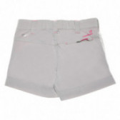 Pantaloni scurți pentru fete, gri deschis Wanabee 68420 2