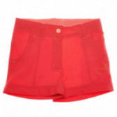 Pantaloni scurți cu nasture, pentru fete, cu logo-ul mărcii Wanabee 68435 