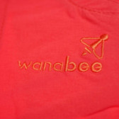 Pantaloni scurți cu nasture, pentru fete, cu logo-ul mărcii Wanabee 68438 4