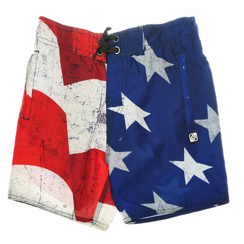 Pantaloni scurți pentru băieți cu steagul american  68494