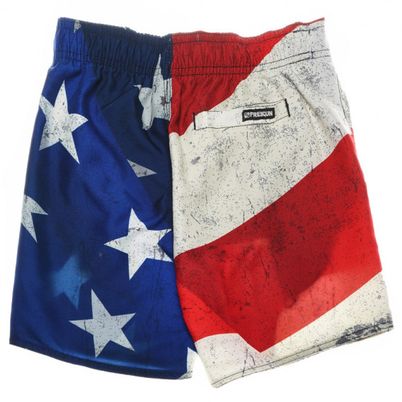 Pantaloni scurți pentru băieți cu steagul american Freegun 68495 2