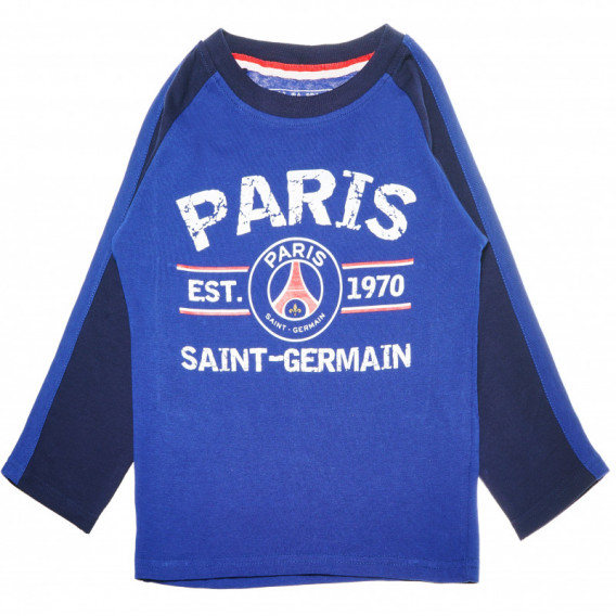 Echipament de sport din bumbac cu mânecă lungă cu bluză și pantaloni Paris Saint - Germain 68568 7
