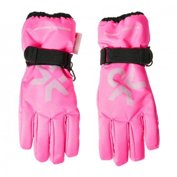 Mănuși impermeabile pentru fete, roz COLOR KIDS 68691 