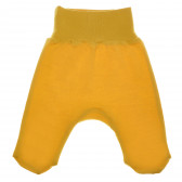Pantaloni de bumbac organic cu bată lată, pentru fete NINI 68785 2