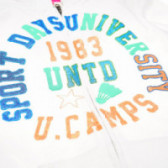 Pulover de bumbac cu imprimeu colorat și cravate pentru o fată Camps United 68829 3