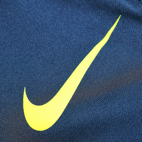 Pantaloni lungi sport cu un logo galben pentru băieți NIKE 68899 5