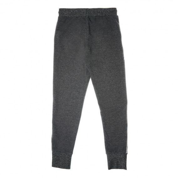 Pantaloni sport lungi de culoare gri închis pentru fete Danskin 69086 2