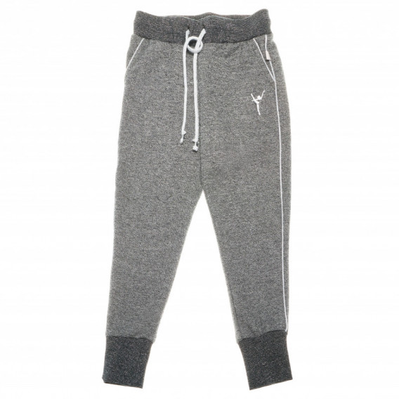 Pantaloni sport lungi, de culoare gri deschis pentru fete Danskin 69091 