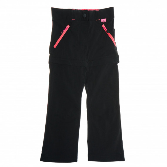 Pantaloni lungi  sport de culoare neagră Wanabee 69249 