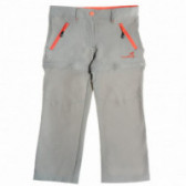 Pantaloni sport unisex lungi cu fermoare portocalii Wanabee 69264 