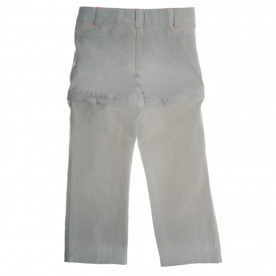 Pantaloni sport unisex lungi cu fermoare portocalii Wanabee 69265 2