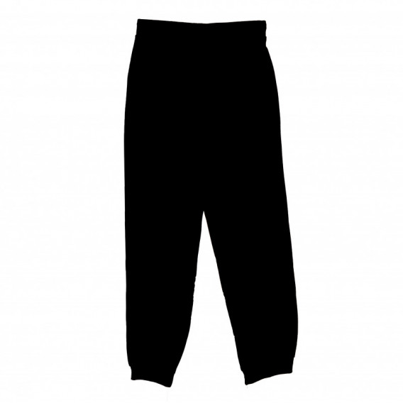 Pantaloni lungi sport cu un logo alb al mărcii pentru băieți Adidas 69423 2
