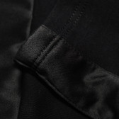 Pantaloni de culoare neagră cu panglică de mătase pentru băieți The Tiny Universe 69450 4