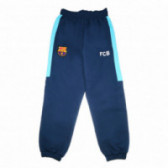 Pantaloni sport lungi cu aplicație FCB pentru băieți FCB 69455 