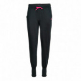 Pantaloni sport de culoare neagră, pentru fete Athlitech 69656 