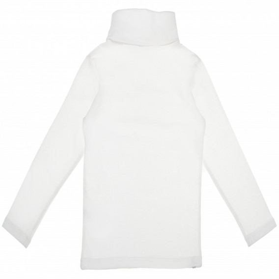 Bluză albă din bumbac moale cu mâneci lungi pentru băieți Soft 69861 2