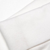 Bluză albă din bumbac moale cu mâneci lungi pentru băieți Soft 69863 4