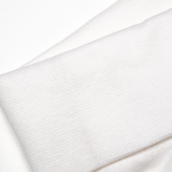 Bluză albă din bumbac moale cu mâneci lungi pentru băieți Soft 69863 4