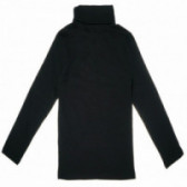 Bluză neagră din bumbac moale cu mâneci lungi pentru băieți Soft 69865 2