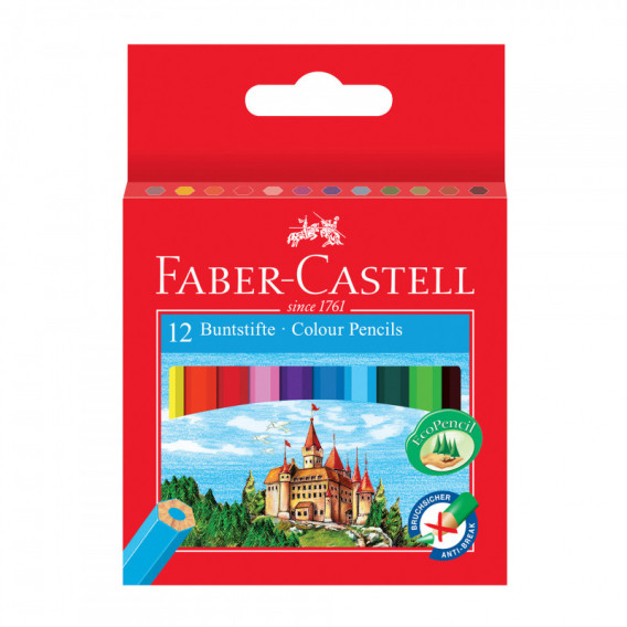 FABER-CASTELL CREIOANE CASTEL 12 CULORI SCURTE Faber Castell 70378 