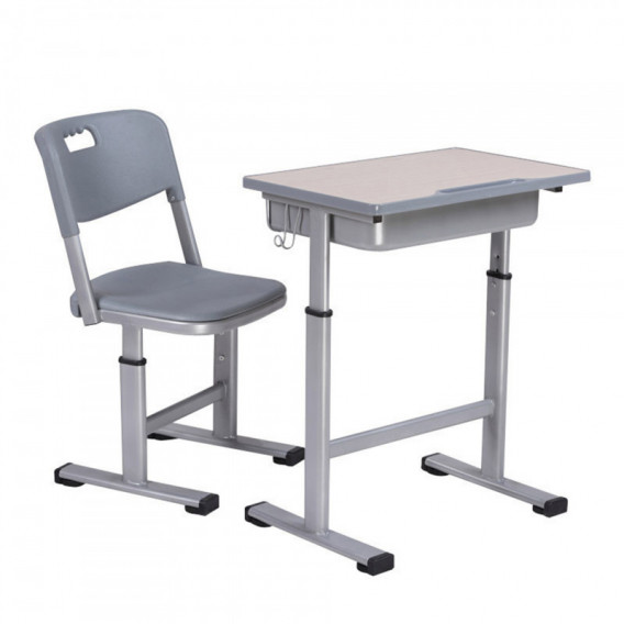 RFG Birou și scaun reglabil ERGO SCHOOL gri, din I până la VIII-a clasa Real Feel Good 71396 