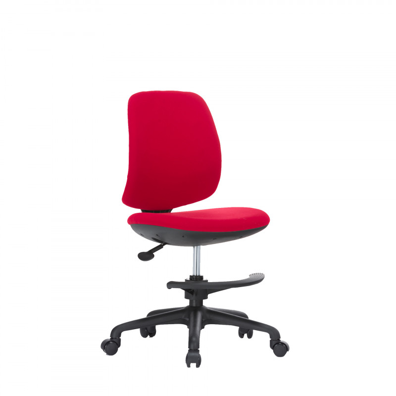 Scaun pentru copii - scaun roșu / spătar roșu  71405