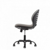 Scaun negru flexibil pentru copii - scaun gri / spătar gri Real Feel Good 71441 3