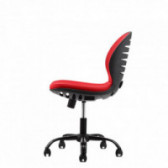 Scaun copii negru flexibil - scaun roșu / spătar roșu Real Feel Good 71449 3