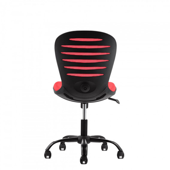 Scaun copii negru flexibil - scaun roșu / spătar roșu Real Feel Good 71451 5