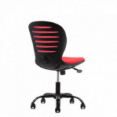 Scaun copii negru flexibil - scaun roșu / spătar roșu Real Feel Good 71452 6
