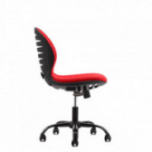 Scaun copii negru flexibil - scaun roșu / spătar roșu Real Feel Good 71453 7