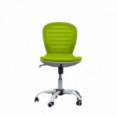 Scaun alb flexibil pentru copii - scaun verde / spătar verde Real Feel Good 71466 