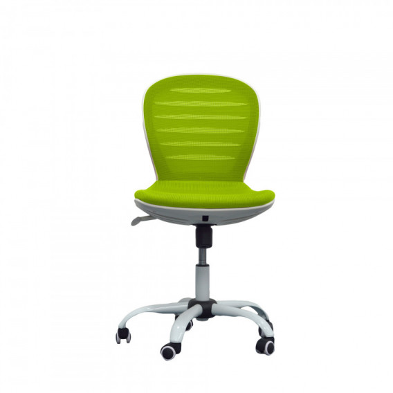 Scaun alb flexibil pentru copii - scaun verde / spătar verde Real Feel Good 71466 