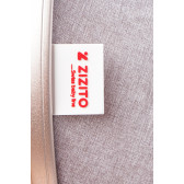 Cărucior pentru copii combinat 3 în 1 FONTANA cu construcție și design elvețian, roz ZIZITO 72013 16