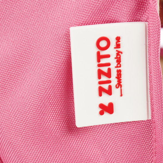 Carucior pentru copii BIANCHI cu construcție și design elvețian, roz ZIZITO 72415 11