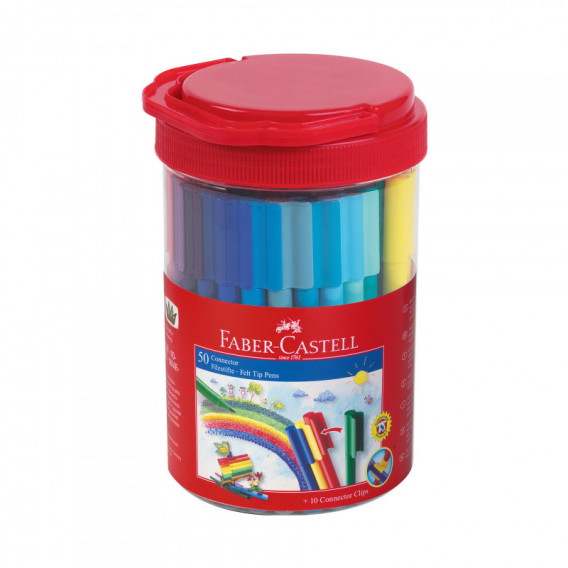Carioci, 50 de culori Faber Castell 72492 