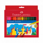 Creioane colorate, 36 de culori Faber Castell 72494 