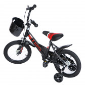 Anais bicicletă pentru copii, 14”, de culoare neagră ZIZITO 72820 4