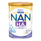 Laptele matern NAN HA, nou-născut, cutie 400 g. Nestle 72900 