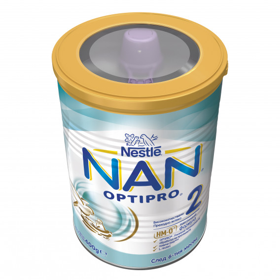 Lapte de tranziție pentru sugari NAN Optipro 2 - 400 gr. Nestle 72934 5