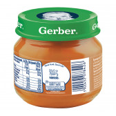 Piure de morcovi Nestle Gerber, peste 6 luni, borcan de 80 g. Gerber 73012 2