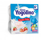 Yogolino Lapte Desert fructe pădure Nestle, 6+ luni, 4 x 100 gr. Nestle 73179 